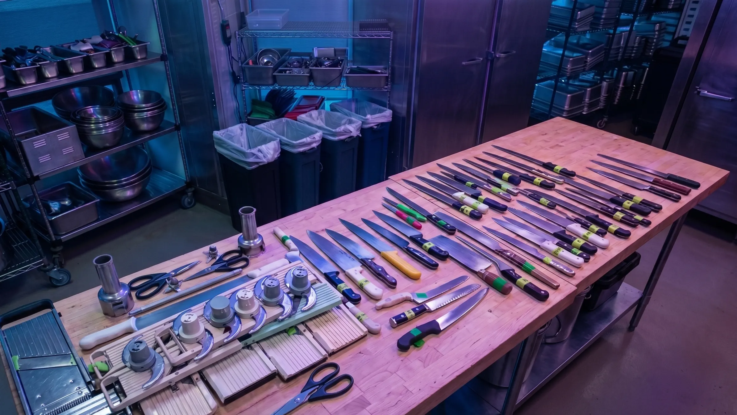 Sharp After Dark commercial knife sharpening